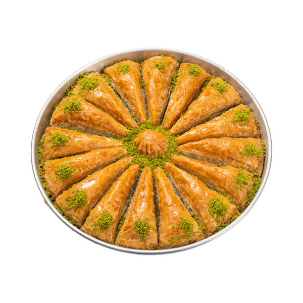 Fistikli (Pistachio) Round Havuc Dilim Baklava